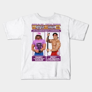 Macho Man Vs Steamboat Kids T-Shirt